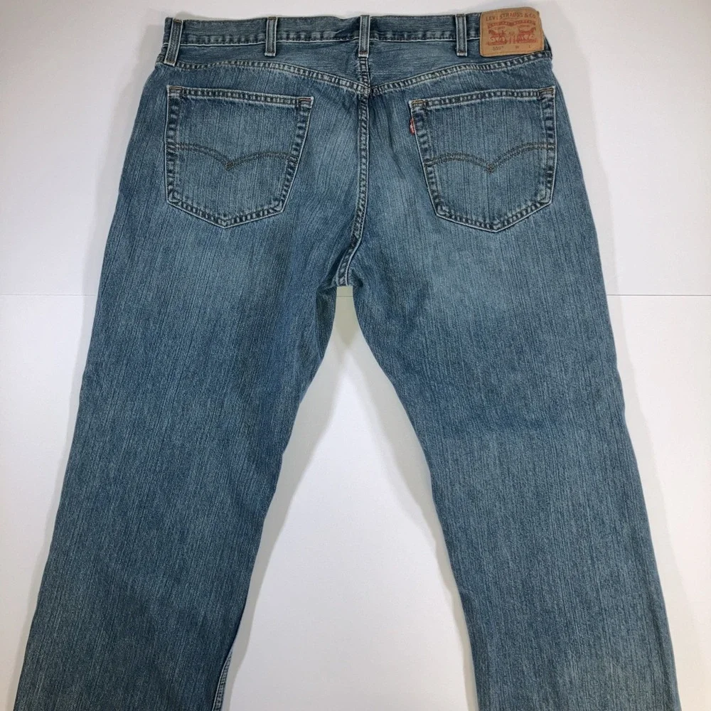 Levis 559 Jeans Mens 38x36 Blue Medium Wash Relaxed Straight Denim